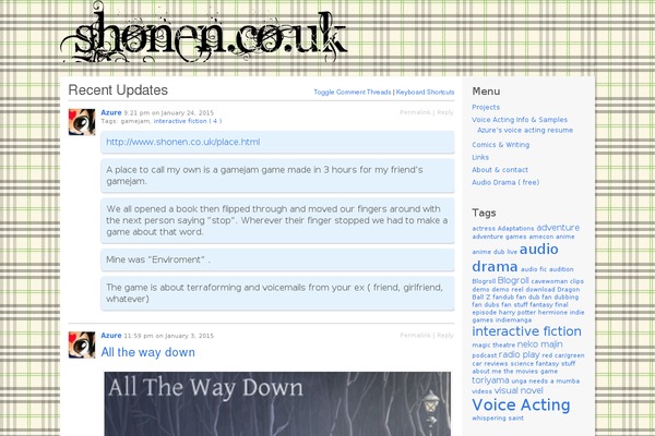 P2 theme site design template sample