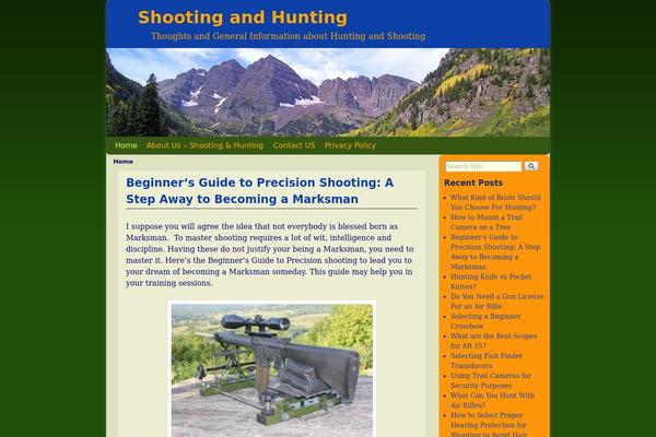 Aspen theme site design template sample