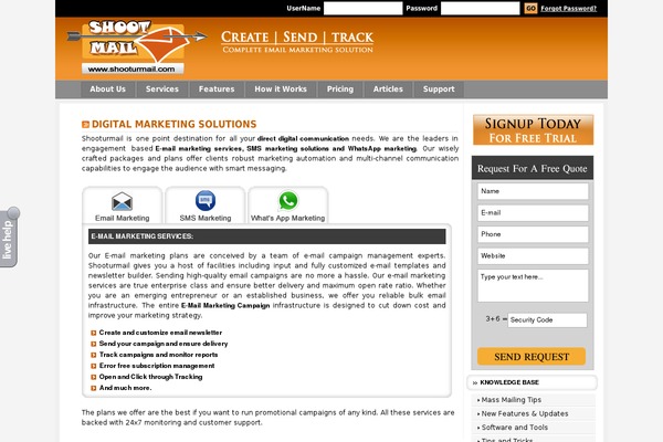 Default theme site design template sample