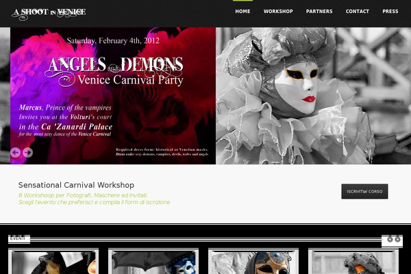 Venus theme site design template sample