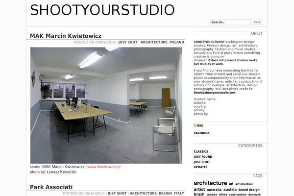 shootyourstudio.com site used EasyTheme