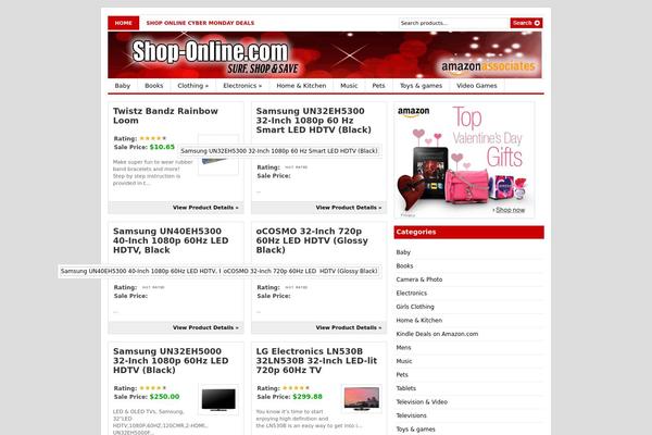 Gazette theme site design template sample