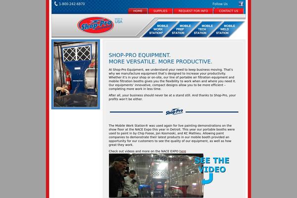 shop-pro.com site used Shoppro