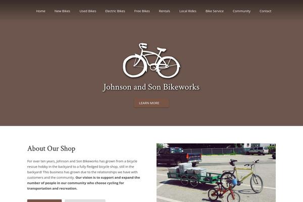 Zephyr theme site design template sample