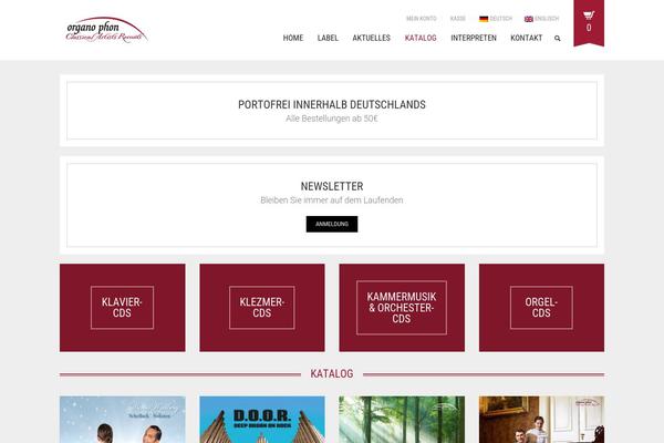 Oxygen theme site design template sample