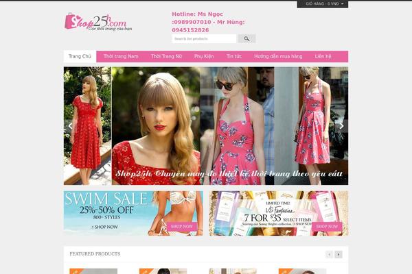 shop25h.com site used XShop