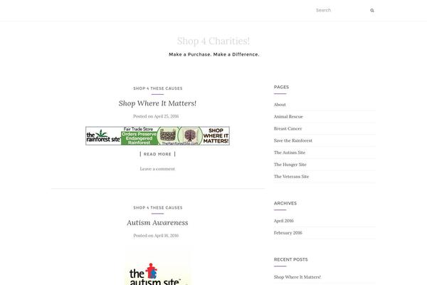Klean theme site design template sample