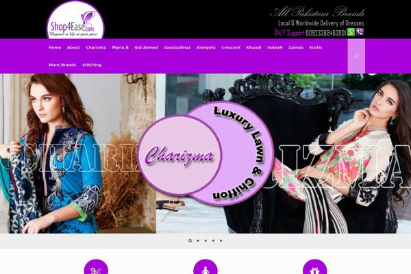 Vantage theme site design template sample