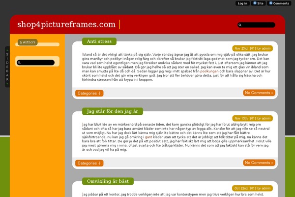 Ahimsa theme site design template sample