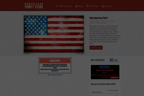 shopamericanthrift.com site used Juicyframework