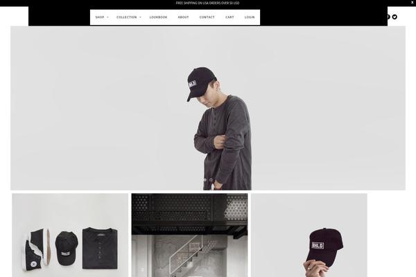 Nirvana theme site design template sample