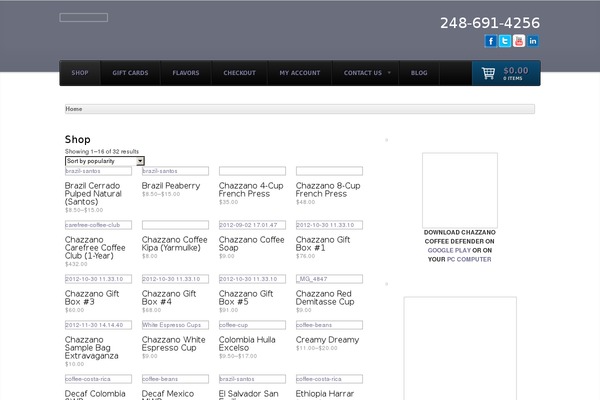Shelflife theme site design template sample