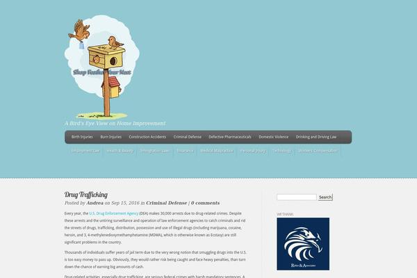 Feather theme site design template sample