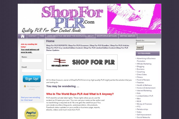 Site using Covertmessenger-pro plugin