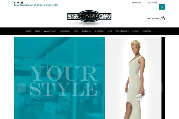 shopgarbboutique.com site used Magnium