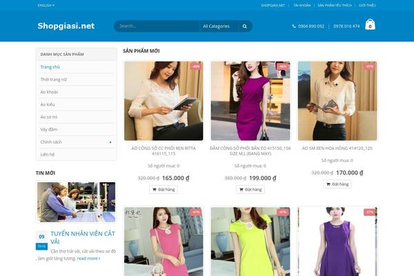 Porto theme site design template sample