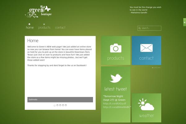 SubWay theme site design template sample