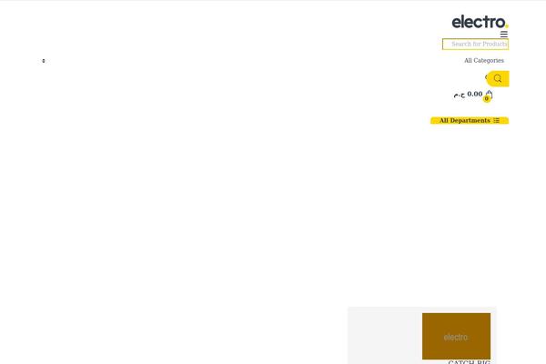 Electro theme site design template sample