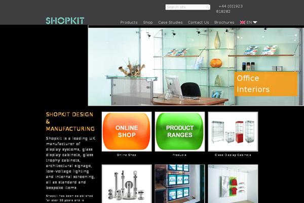 Shopkit theme site design template sample
