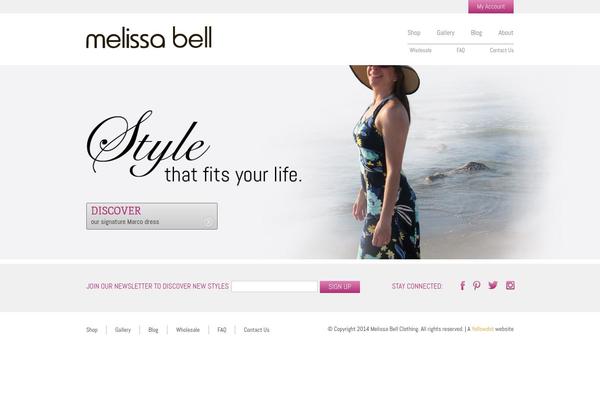 shopmelissabell.com site used Jtheme