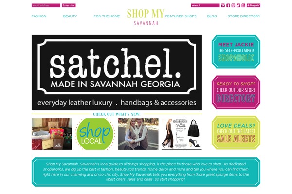 shopmysavannah.com site used Sms