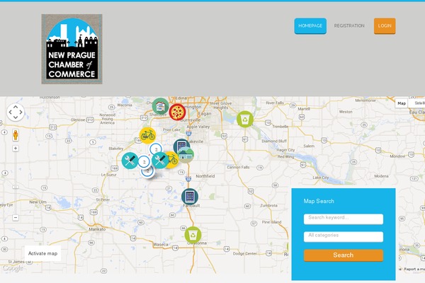 Business Finder theme site design template sample