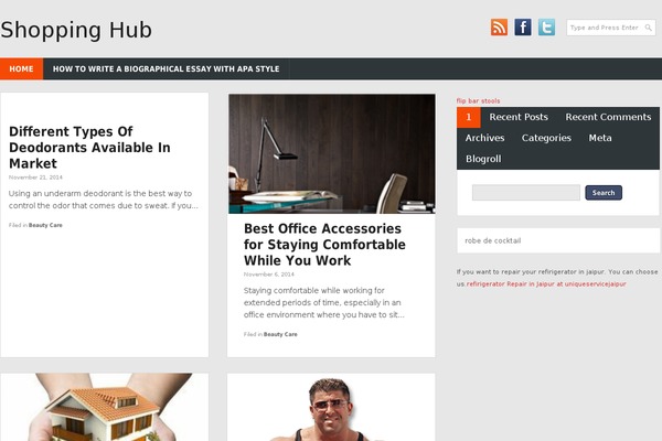 Combomag theme site design template sample