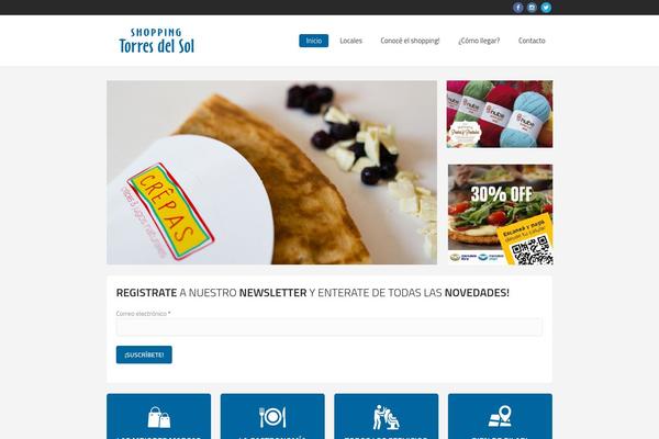 Mall theme site design template sample