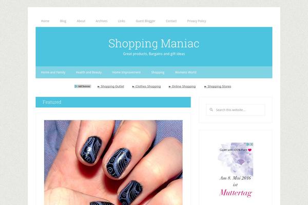 Lifestyle Pro theme site design template sample