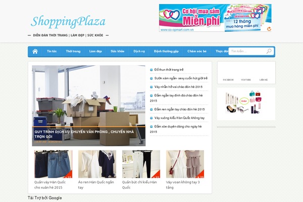 shoppingplaza.vn site used Vietmoz