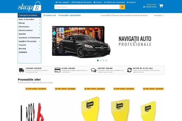 Electro theme site design template sample