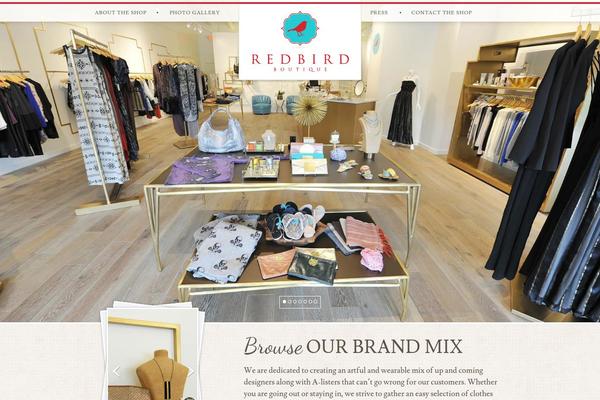 shopredbird.com site used Redbird