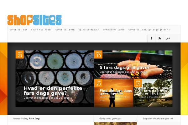 Nexus theme site design template sample