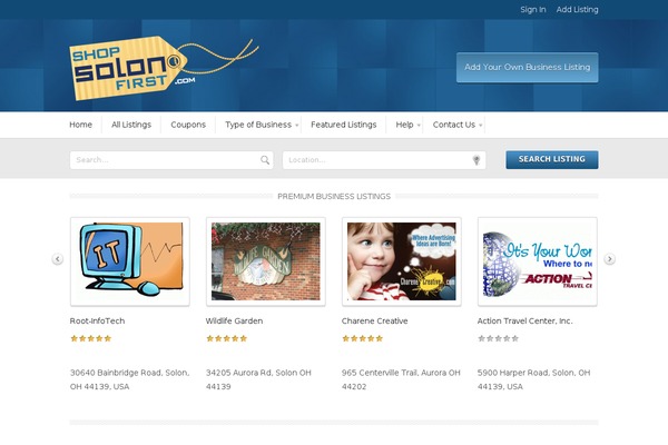 GeoCraft V2 theme site design template sample