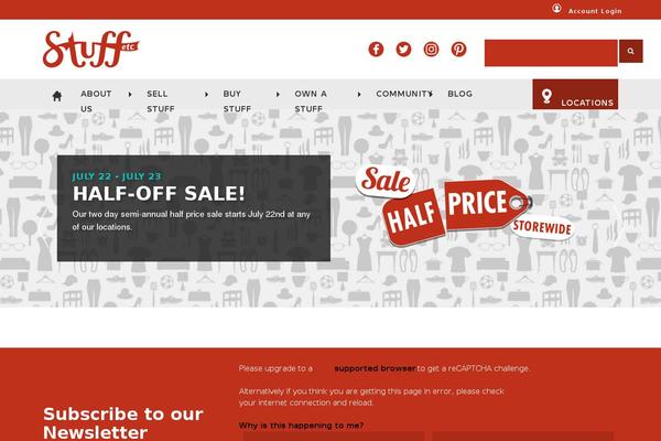 Site using WooCommerce plugin