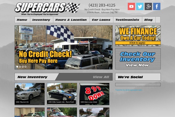 Roots theme site design template sample