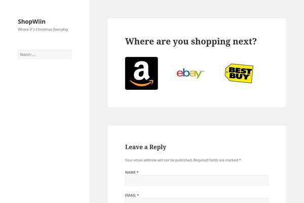 Twenty Fifteen theme site design template sample