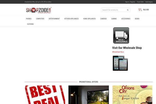 Adrenalin website example screenshot