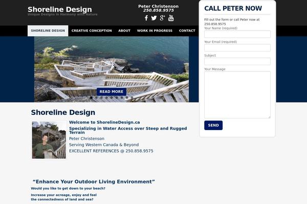 shorelinedesign.ca site used Wpleadpro