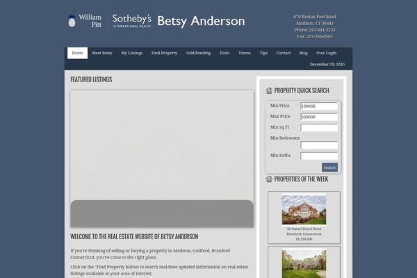 AgentPress theme site design template sample