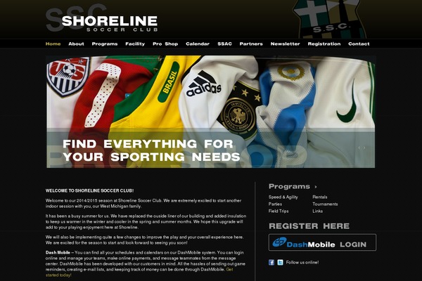 shorelinesoccer.com site used Shoreline