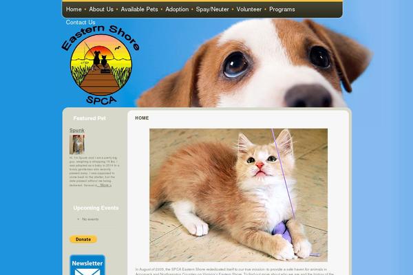 Site using Petfinder Listings plugin