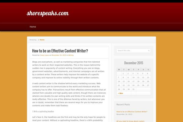 Nuntius theme site design template sample