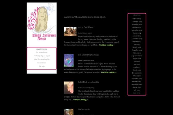 Ari theme site design template sample
