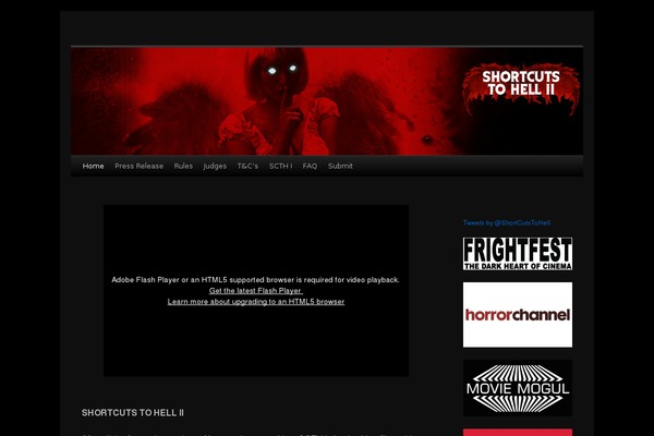 shortcutstohell.com site used Dark TT