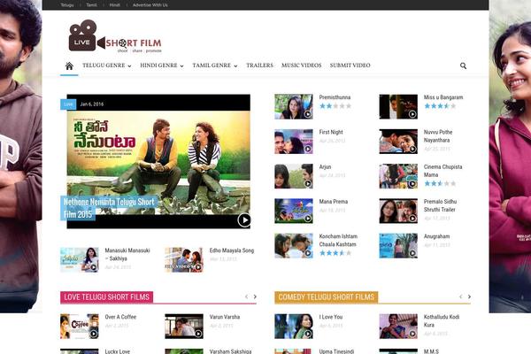 Newspaper theme site design template sample