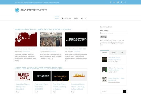Site using Ductile Responsive Video plugin