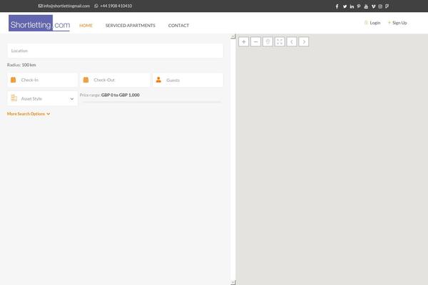 Wprentals theme site design template sample
