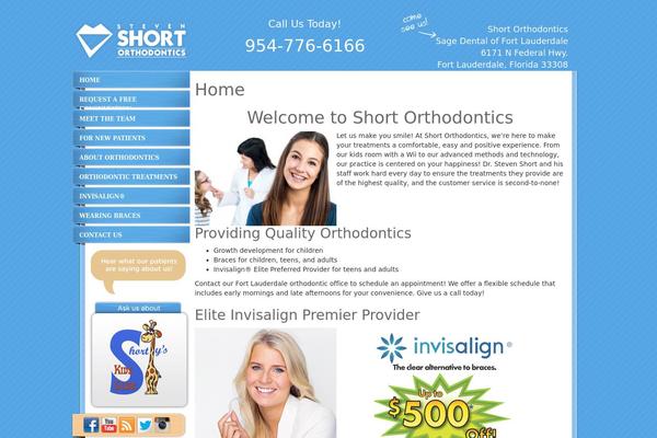 Booster theme site design template sample