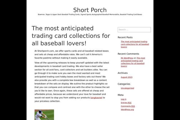shortporch.com site used SimplifiedBlog
